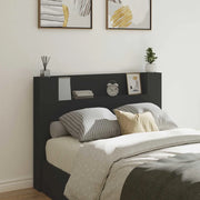 Testiera Letto Nero Legno ingegnerizzato