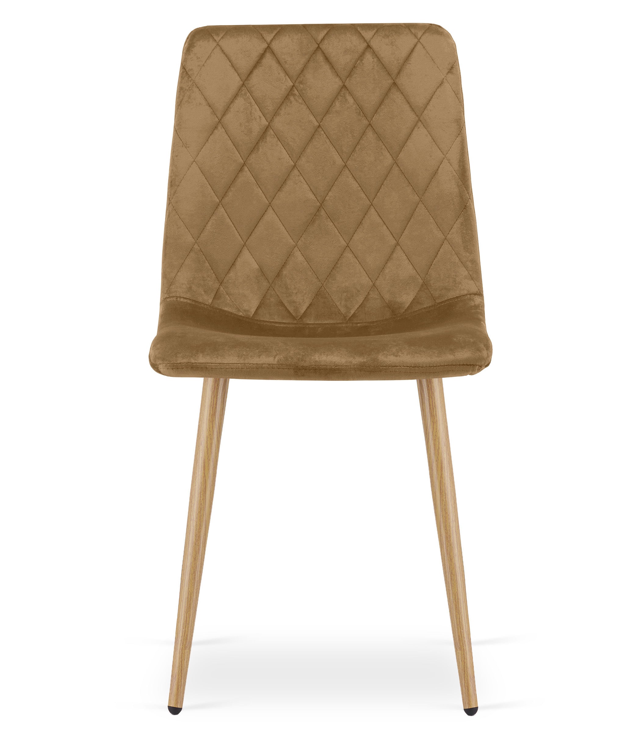 VALORA TURIN Sedia in velluto - Marrone x 2