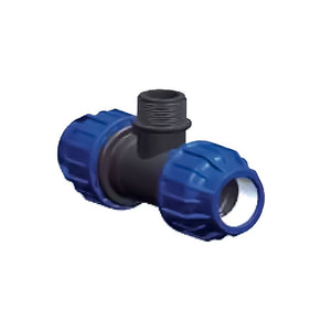 Raccordo "t" maschio in polipropilene