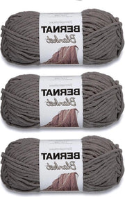Yarn da Coperta in Grigio Scuro - Pacchetto di 3 - 150g/5.3oz - Poliestere - Super Bulky - 108 Metri - Maglia Crochet