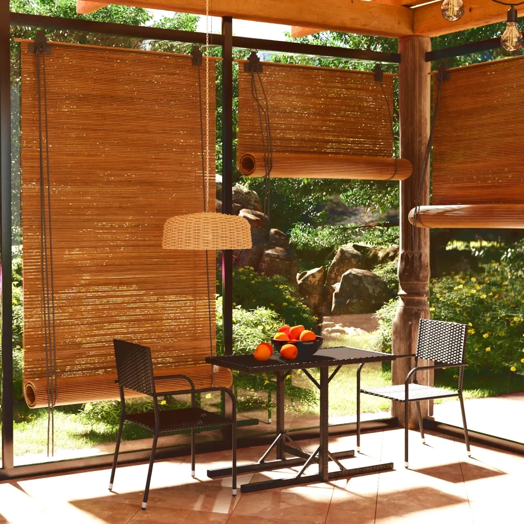 Set Mobili da Pranzo per Giardino 3 pz Nero 3072443
