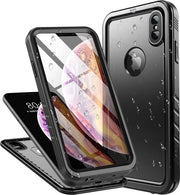 Scheda di Protezione Shock-Resistente per iPhone XS Max - Copertura Completa 360° Bumper/Full Body in Nero