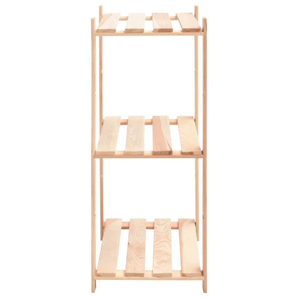 Scaffali a 3 Livelli 5 pz 60x38x90 cm in Massello Pino 150 kg 3051123