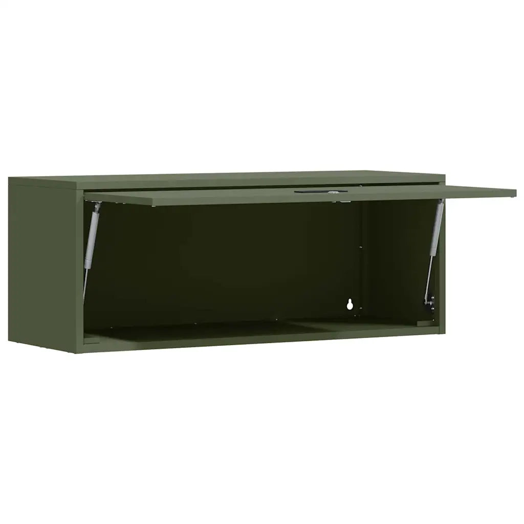 Armadio a muro per garage Oliver verde 90 x 33 x 35 cm 883275