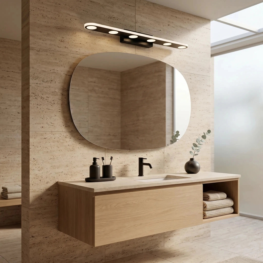 Applique Da Bagno Led Swe055-w Black