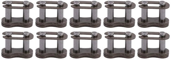 Catena in acciaio inox da 25H - 10 pezzi - Catenaccio in ghisa - Materiale duraturo - Progettazione professionale - Alta resistenza