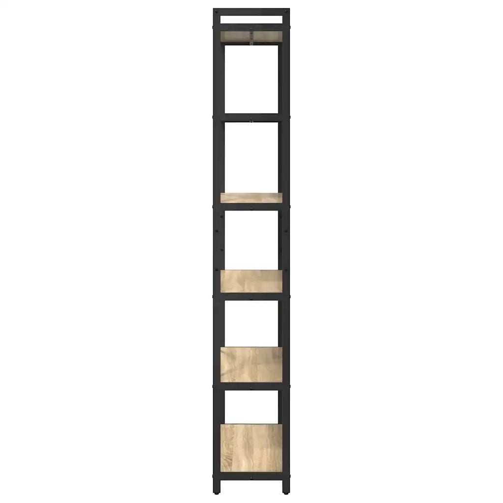 vidaXL Libreria rovere sonoma 80 x 30 x 188 cm Legno multistrato