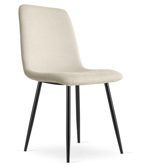 Poltrona imbottita VALORA RIFT per soggiorno - Beige x 2