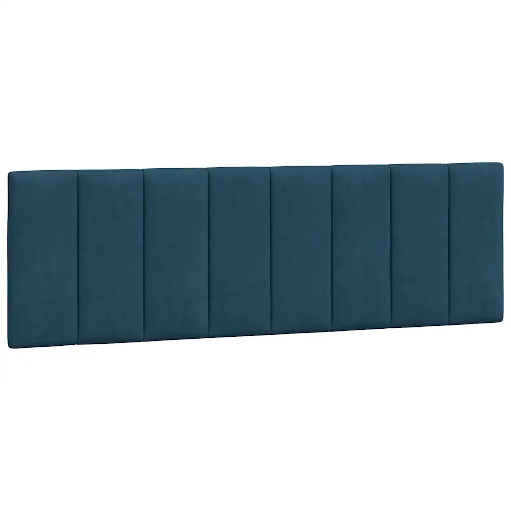 Cuscino Testiera Hanko Blu 160 cm in Velluto CFW7962959