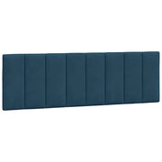 Cuscino Testiera Hanko Blu 160 cm in Velluto CFW7962959