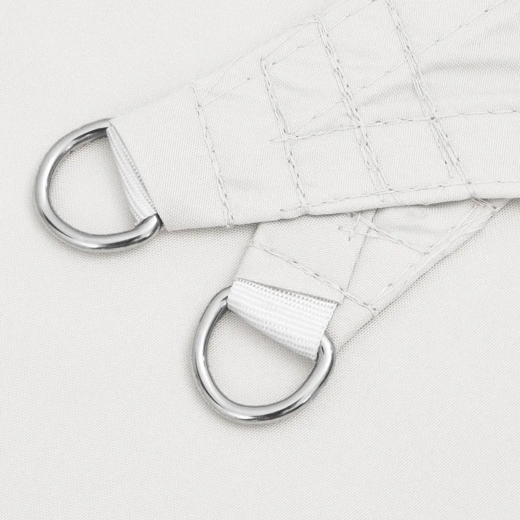 Parasole a Vela in Tessuto Oxford Rettangolare 2x2,5m Bianco