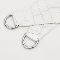 Parasole a Vela in Tessuto Oxford Rettangolare 2x2,5m Bianco