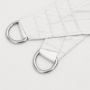 Parasole a Vela in Tessuto Oxford Rettangolare 2x2,5m Bianco