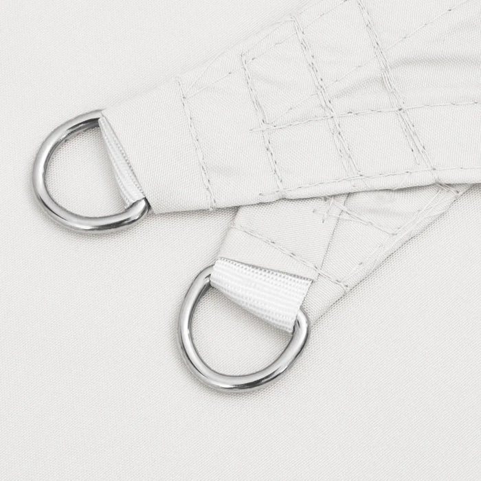 Parasole a Vela in Tessuto Oxford Rettangolare 2x2,5m Bianco