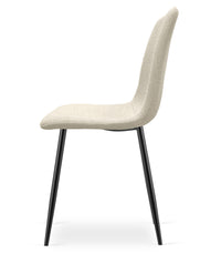 Poltrona imbottita VALORA RIFT per soggiorno - Beige x 2