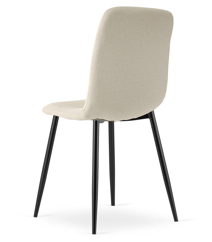 Poltrona imbottita VALORA RIFT per soggiorno - Beige x 2