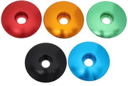 Fiatello da bicicletta 5 pezzi - Lega di alluminio - Adatto per forcella da 28,6 mm - Leggero - Resistente all'usura - Alta precisione lavorazione CNC - Copertura da bicicletta