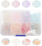 Bracciali in vetro 200 pezzi - Sieramenti fai da te - Decorazioni in vetro colorato - Materiali di alta qualità - Bracciali in vetro