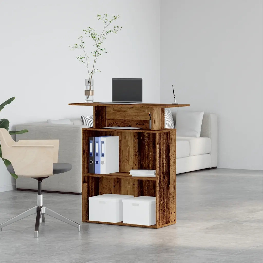 Banco Reception Legno Antico 100x40x104 cm Legno Multistrato 859058
