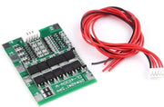 Sistema di Gestione di Batteria 1S4P 14.8V 12V 30A BMS Pannello PCB Protezione Bilanciamento dei Fili