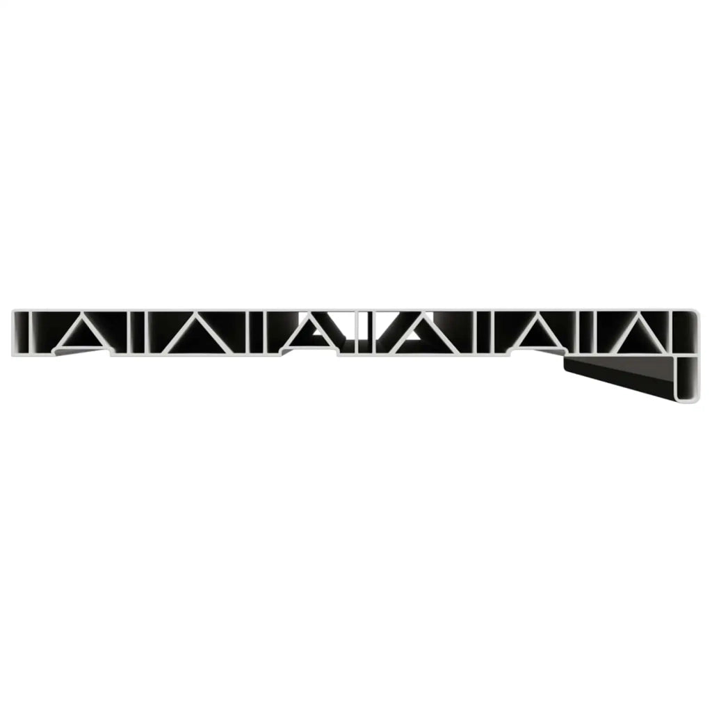 Soglia della Finestra Nero con Venature del Legno PVC CFW2149189