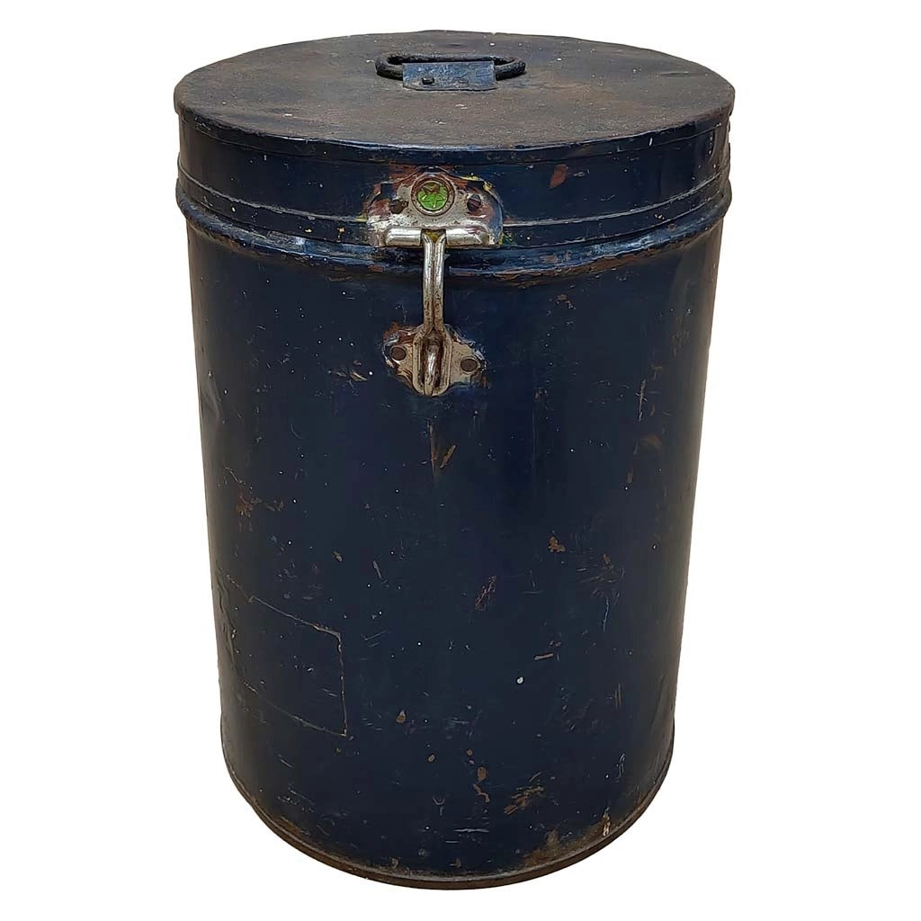 Baule in metallo artigianale 29x29x41h cm