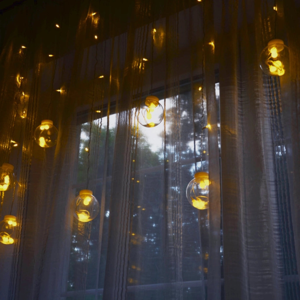 Polux Wish Balls tenda LED 108 luci 3W 2700K 300x86cm