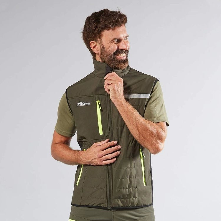 Gilet Upower Wall Taglia Xxl Dark Green
