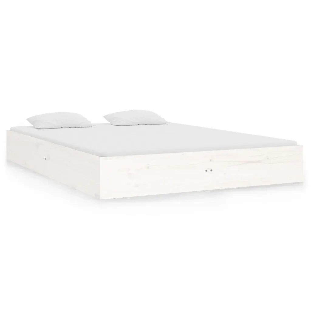 Giroletto Bianco in Legno Massello 120x190 cm 4FT Small Double cod mxl 61509