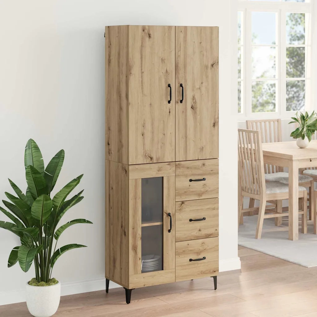 Credenza con cassetto Rovere artigianale 69,5 x 34 x 180 cm 3416012
