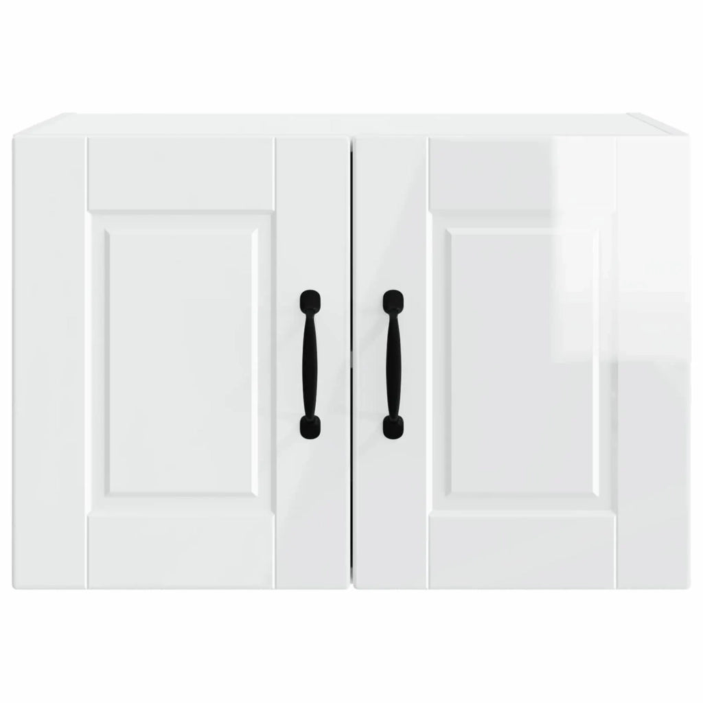 Armadietto a muro PORTO 2 pcs Bianco Lucido 60 x 31 x 40 cm