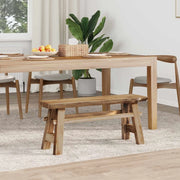panchina Naturale 100 x 29 x 43,5 cm Legno di teak solido
