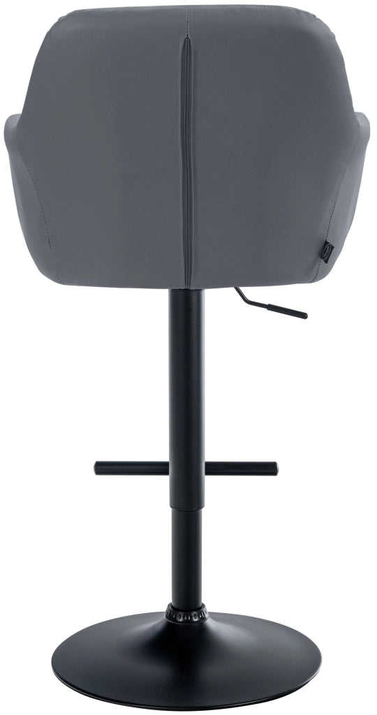 Barhocker Natoma Kunstleder schwarz