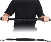 Espansore di Seno 80 kg - Allenatore di Forza Braccio - Allenatore Braccio - Apparecchio Fitness - Allenamento Spalle - Nero, Acciaio Verniciato