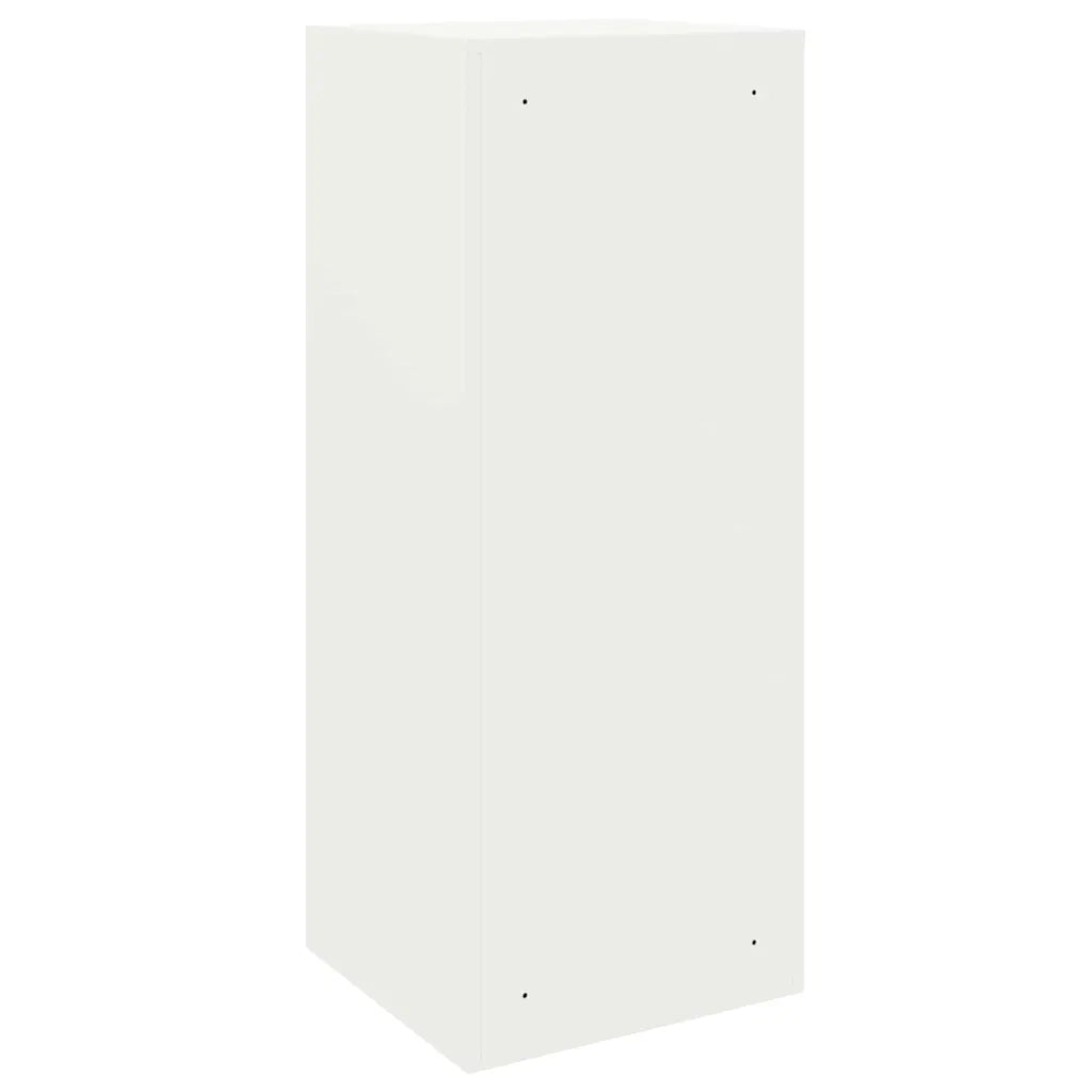 Cassetta per pacchi con porta Bianco 41 x 38 x 103 cm Acciaio 874934