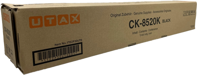 ORIGINAL Utax toner nero CK-8520K 1T02P30UT0 ~12000 Seiten