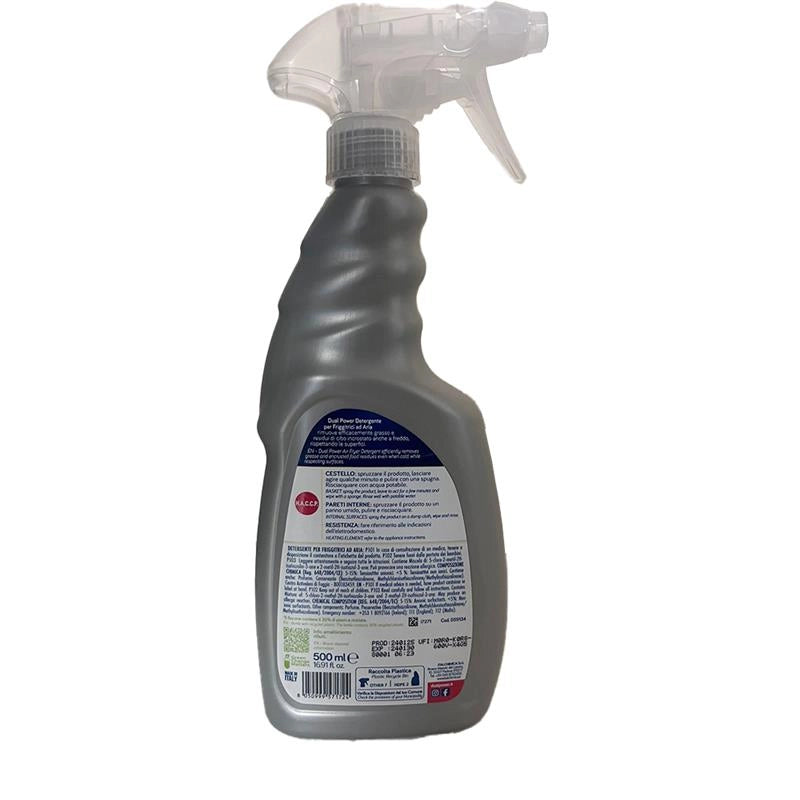 DUAL POWER DETERGENTE PER FRIGGITRICE AD ARIA RIMUOVE IL GRASSO OSTINATO AIUTA A RIMUOVERE GLI ODORI 500 ML