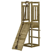 Casetta da gioco con parete da arrampicata in legno di pino impregnato 02_0004914