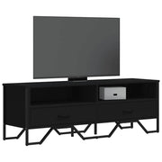 Mobile Porta TV Nero 122x34x41 cm in Legno Multistrato 848579