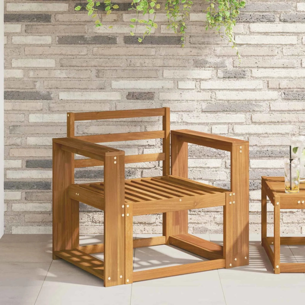 Bracciolo 2 pz Naturale 58,5 x 10 x 61 cm 900514