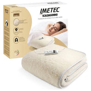 Imetec 16799B Comfort Scaldasonno Singolo 80x150 cm 50% Lana e Merino 2 Temperature ElectroBlock colore Naturale