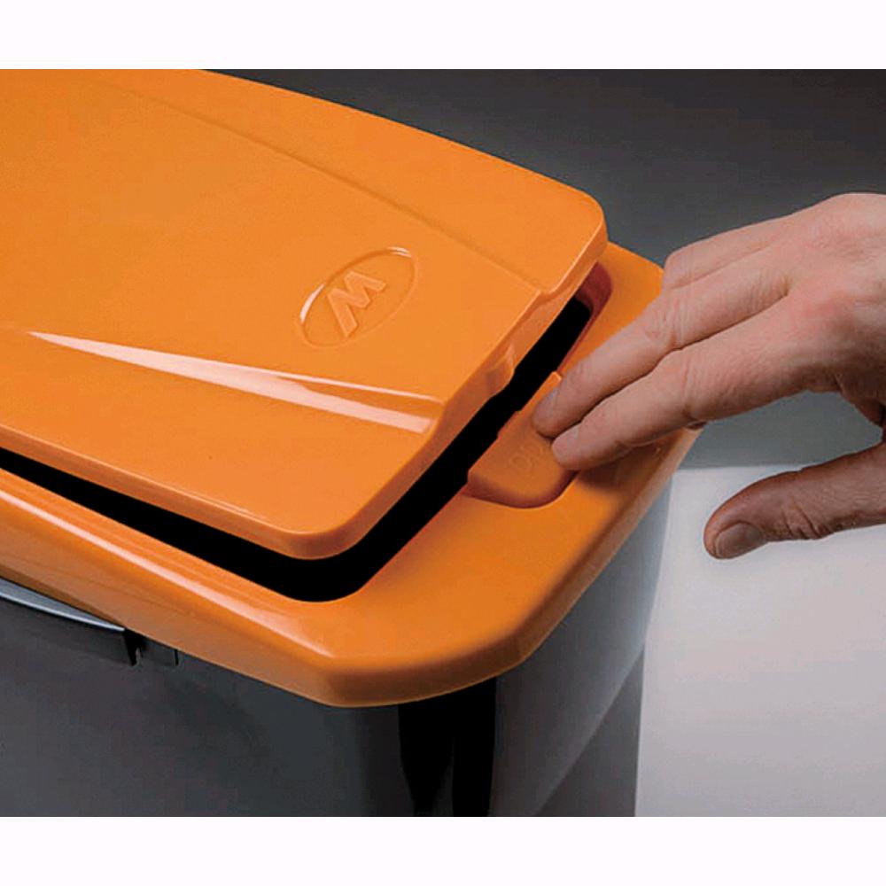 PATTUMIERA per RACCOLTA DIFFERENZIATA Colore ANTRACITE 25 Litri ECOBIN 22x36x51 cm