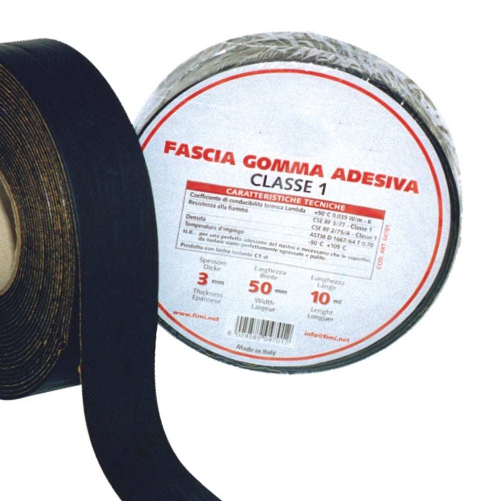 Fascia gomma adesiva mt 10 x 50 mm