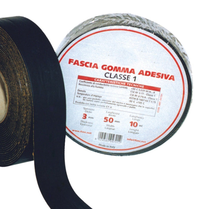 Fascia gomma adesiva mt 10 x 50 mm