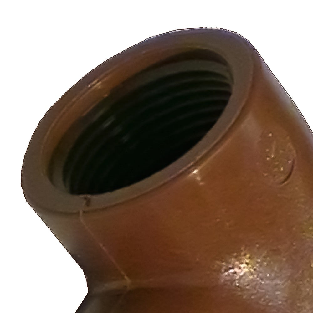 Gomito a 90° ff in pp marrone