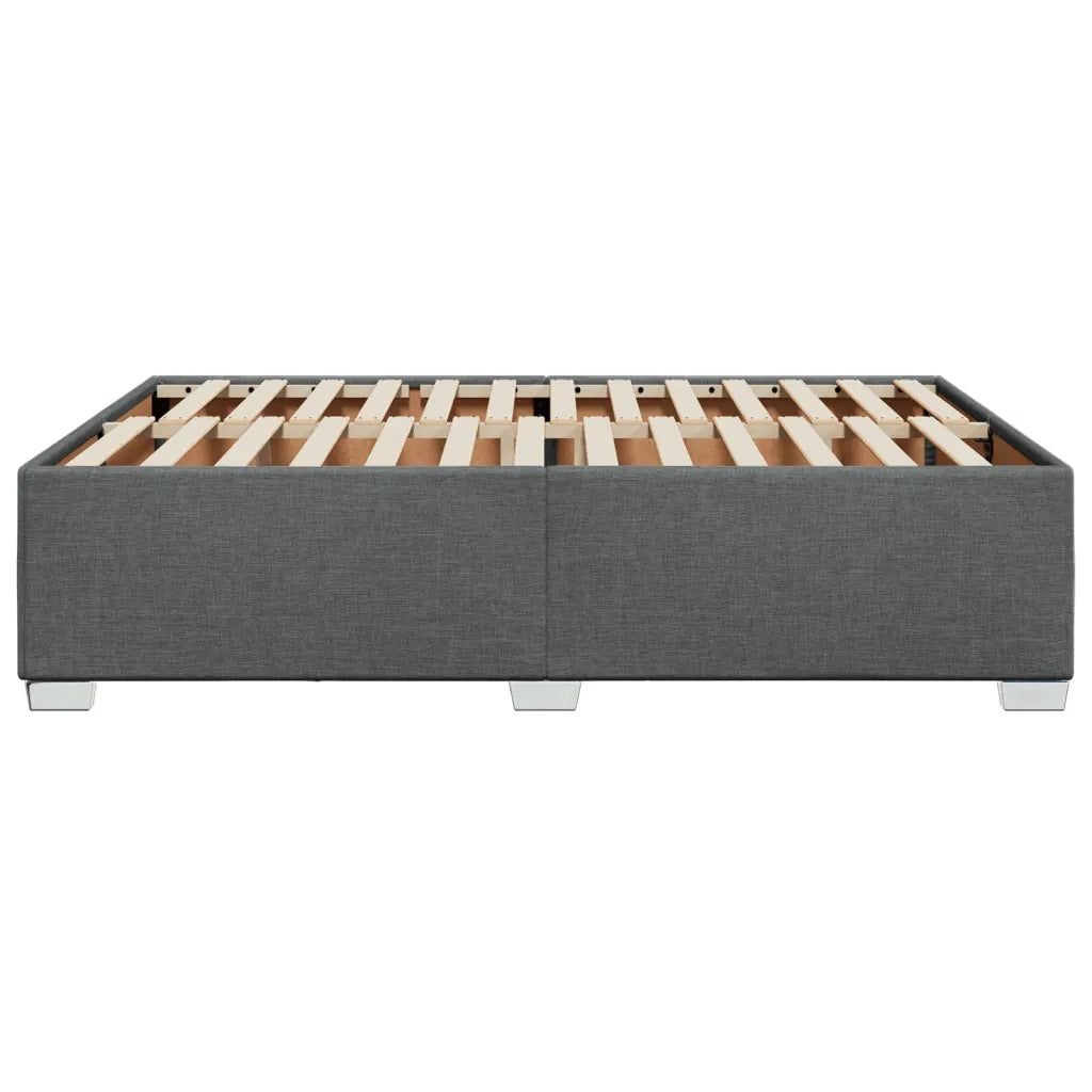 Giroletto senza Materasso Grigio Scuro 140x190 cm Tessuto