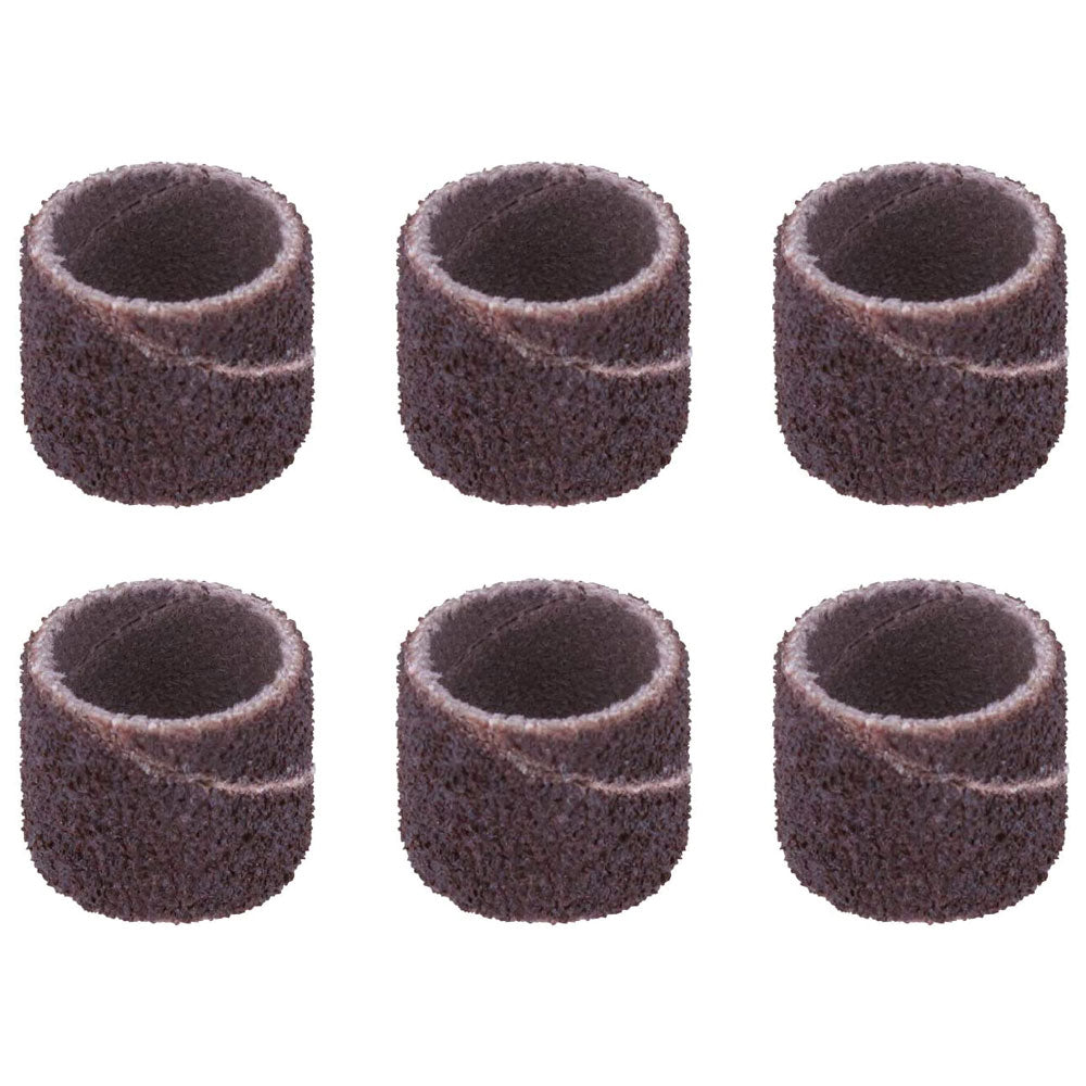 Cilindri Abrasivi Dremel 13 mm Grana 60 120 per Mandrino 407 SC407 408 432 Grana: 120