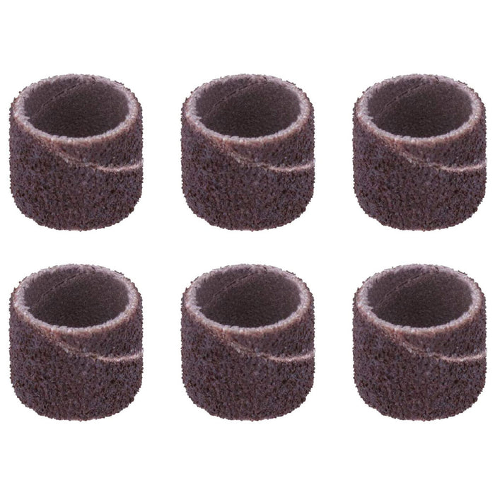 Cilindri Abrasivi Dremel 13 mm Grana 60 120 per Mandrino 407 SC407 408 432 Grana: 120