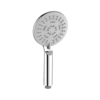 Doccia cromata a 3 getti con puntine autopulenti - serie prisma