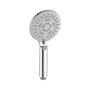 Doccia cromata a 3 getti con puntine autopulenti - serie prisma